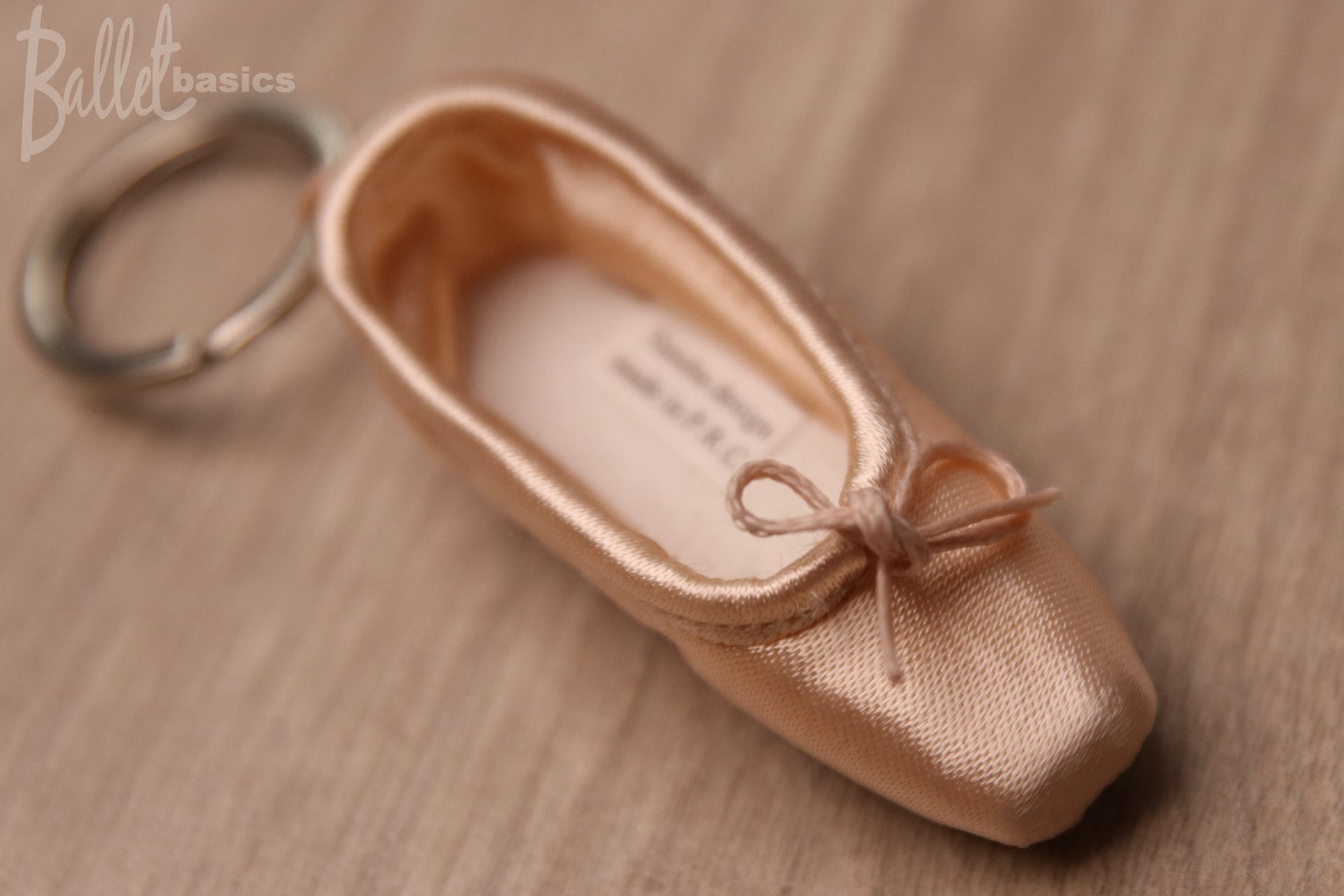 Ballet Shoe Key Ring Pink