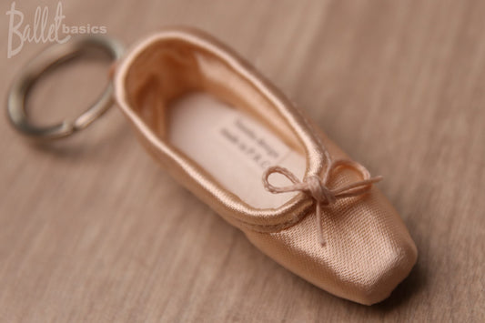 Ballet Shoe Key Ring Pink
