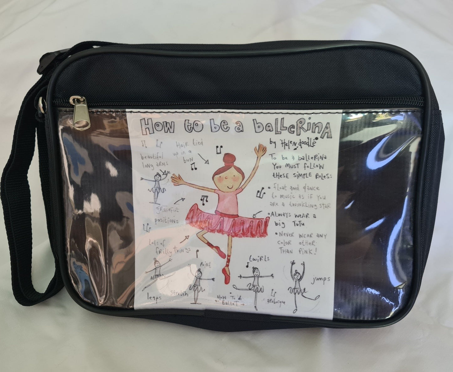 Black How To Be A Ballerina Bag