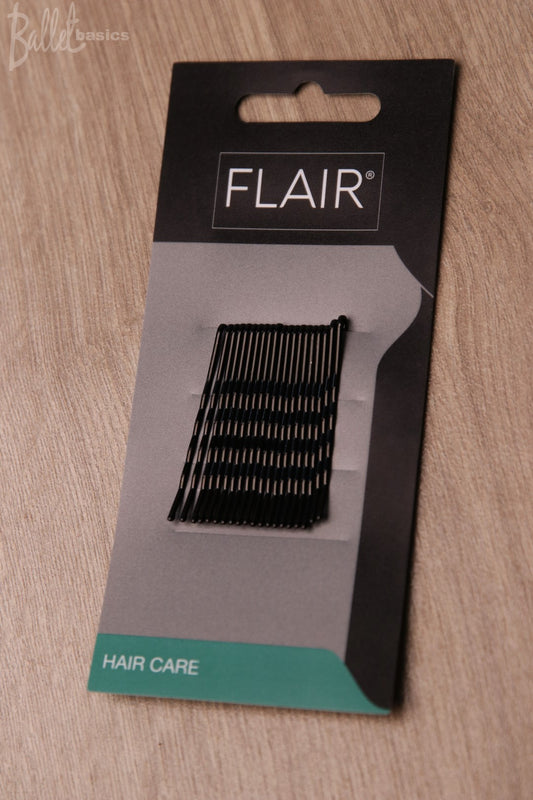 Black hair grips