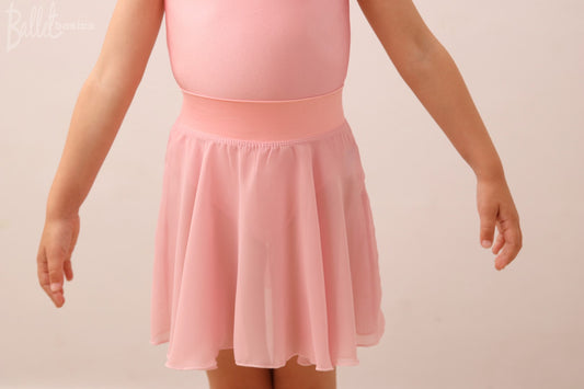 Circular Chiffon Skirt - nylon lycra band