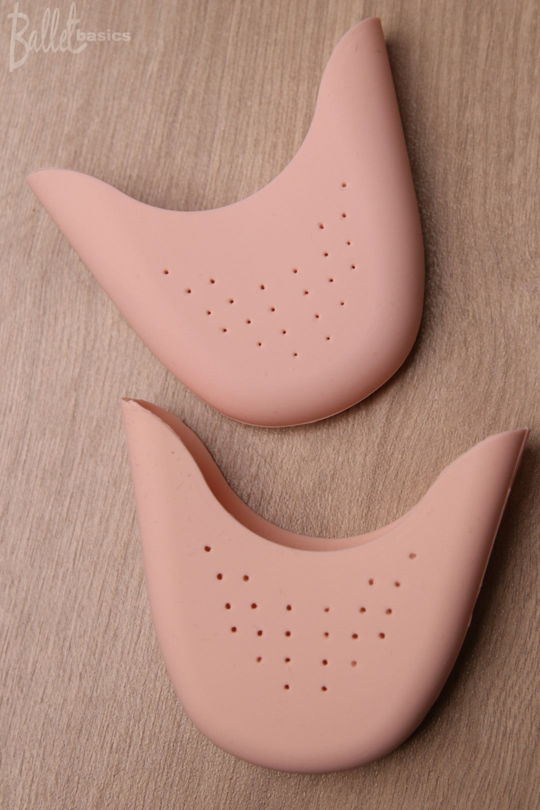 Silicone Grishko toe caps perforated