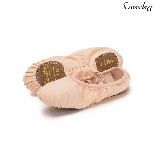Sansha Juli Children Ballet Shoes - Camvas Split Sole