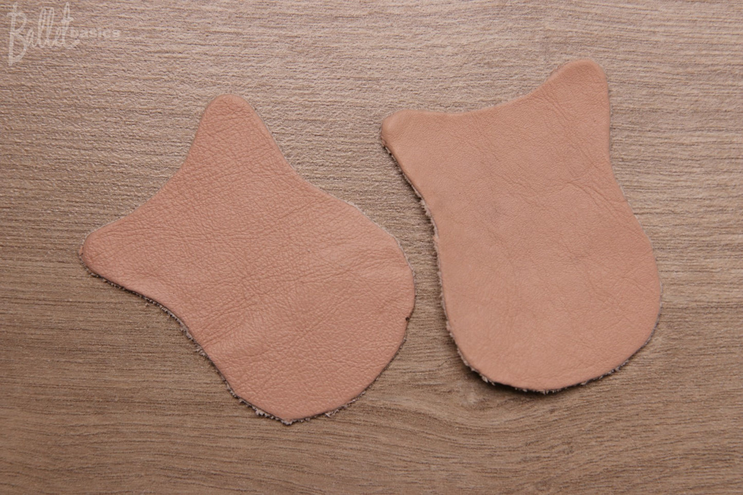 Leather pointe shoe tips for ballet pointe shoes