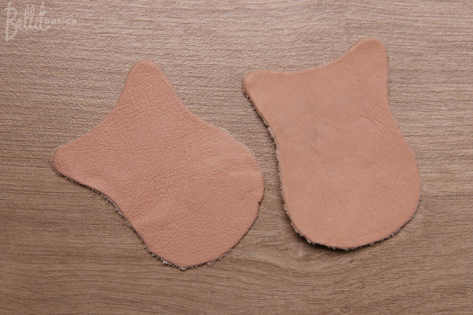Leather pointe shoe tips for ballet pointe shoes