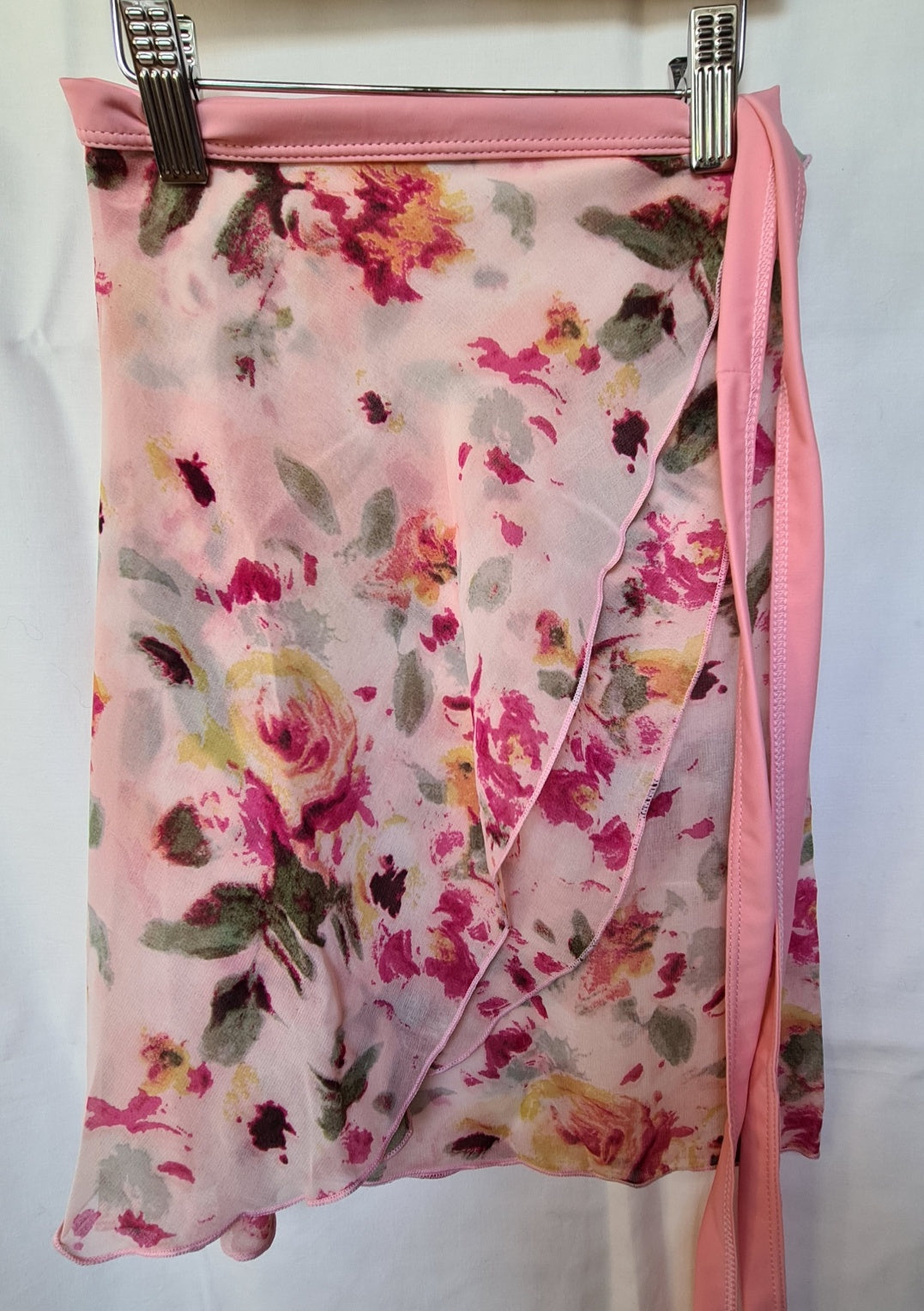 Printed Chiffon Wrap Skirt