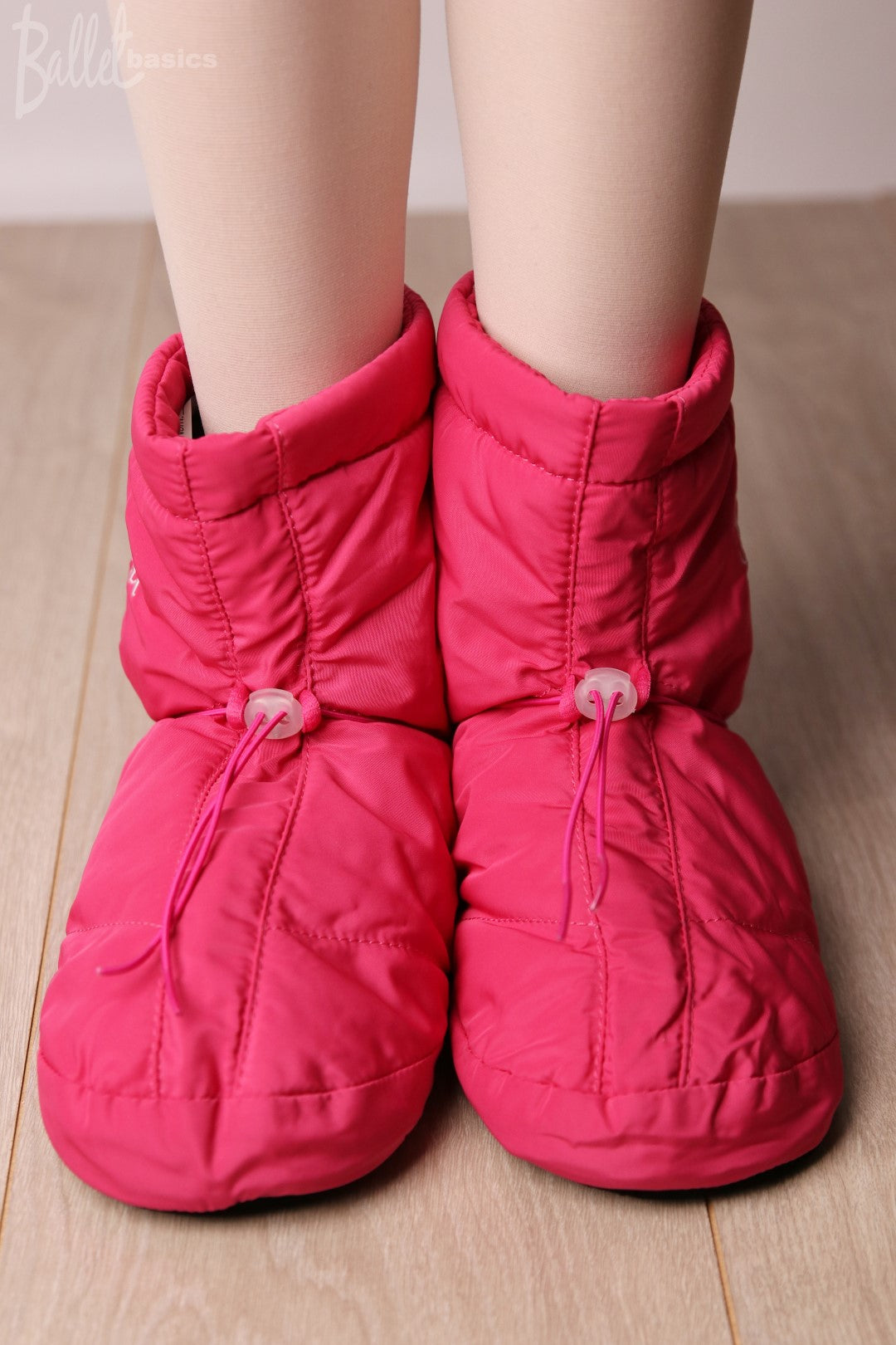 Sansha warm-up booties in rose pink
