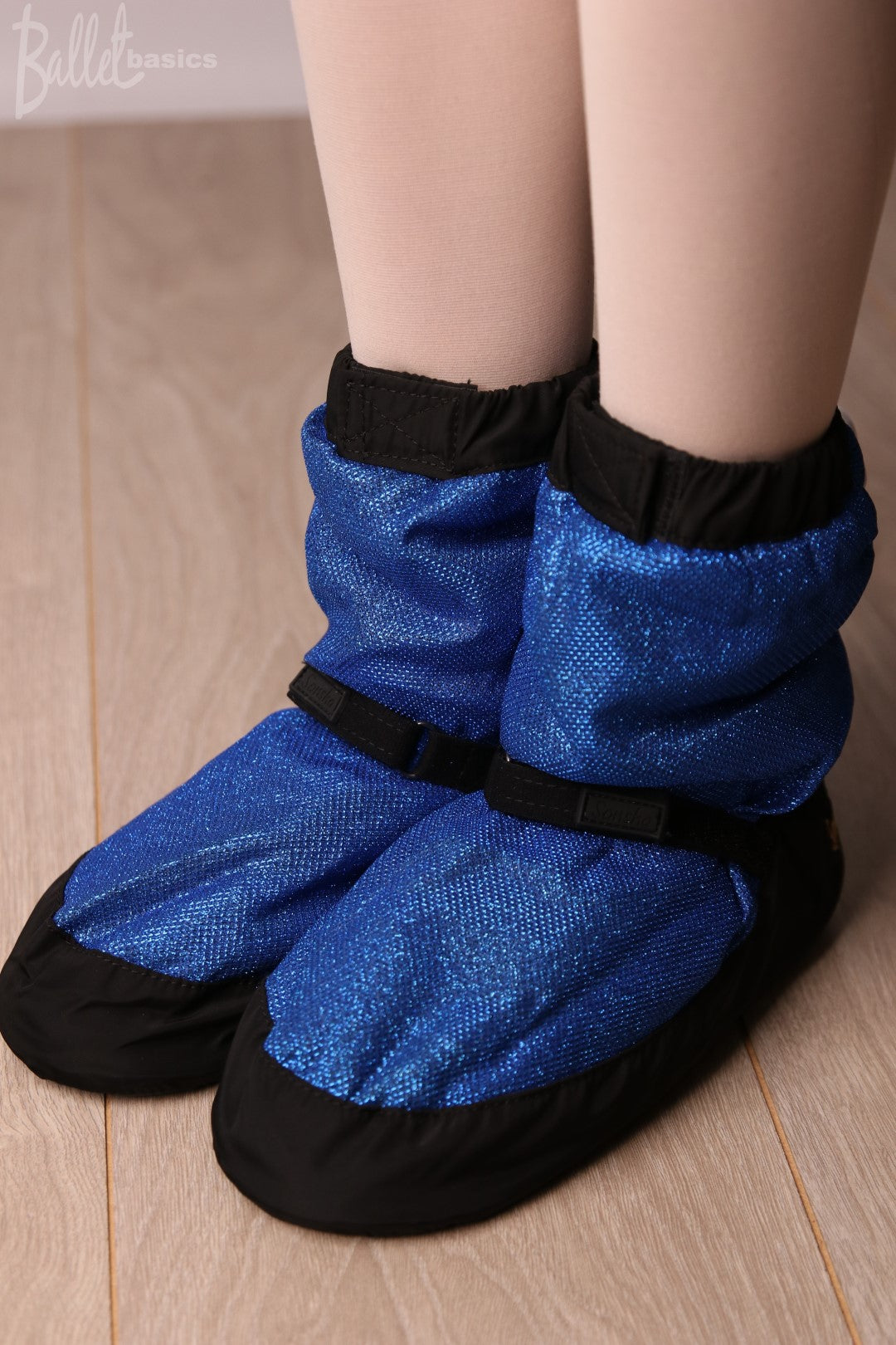 Sansha warm-up booties in royal blue