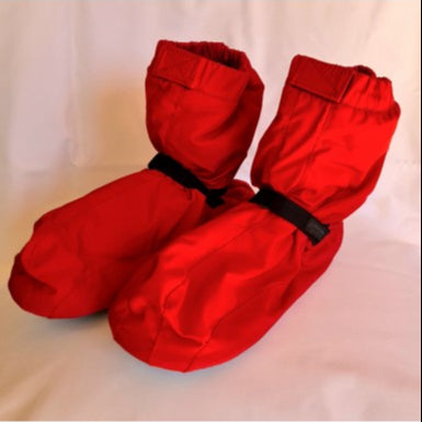 Sansha warm-up booties red