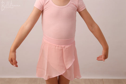 Wrap Chiffon Skirt on cotton lycra band