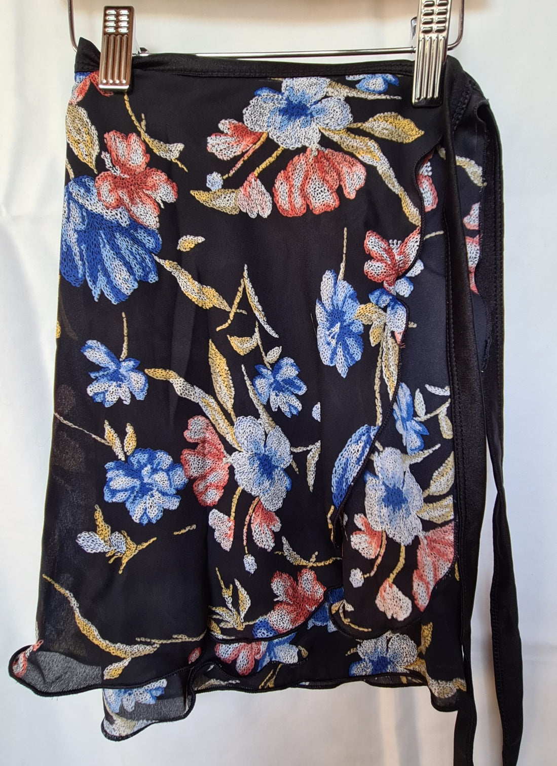 Printed Chiffon Wrap Skirt
