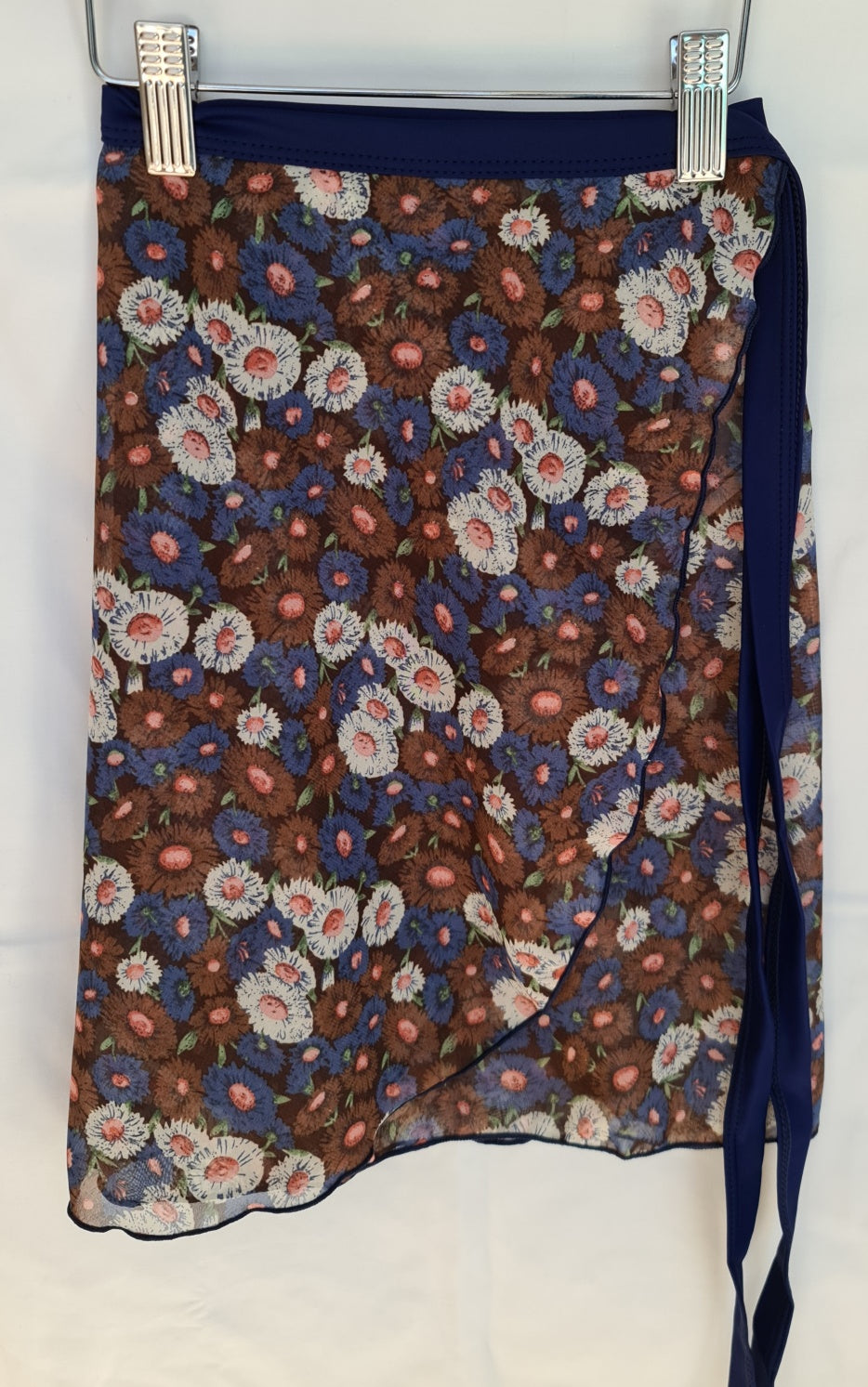 Printed Chiffon Wrap Skirt