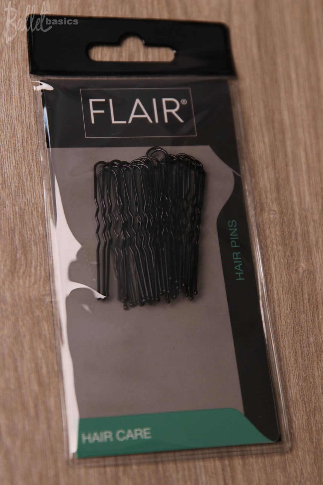 Black hair pins for buns - short pin