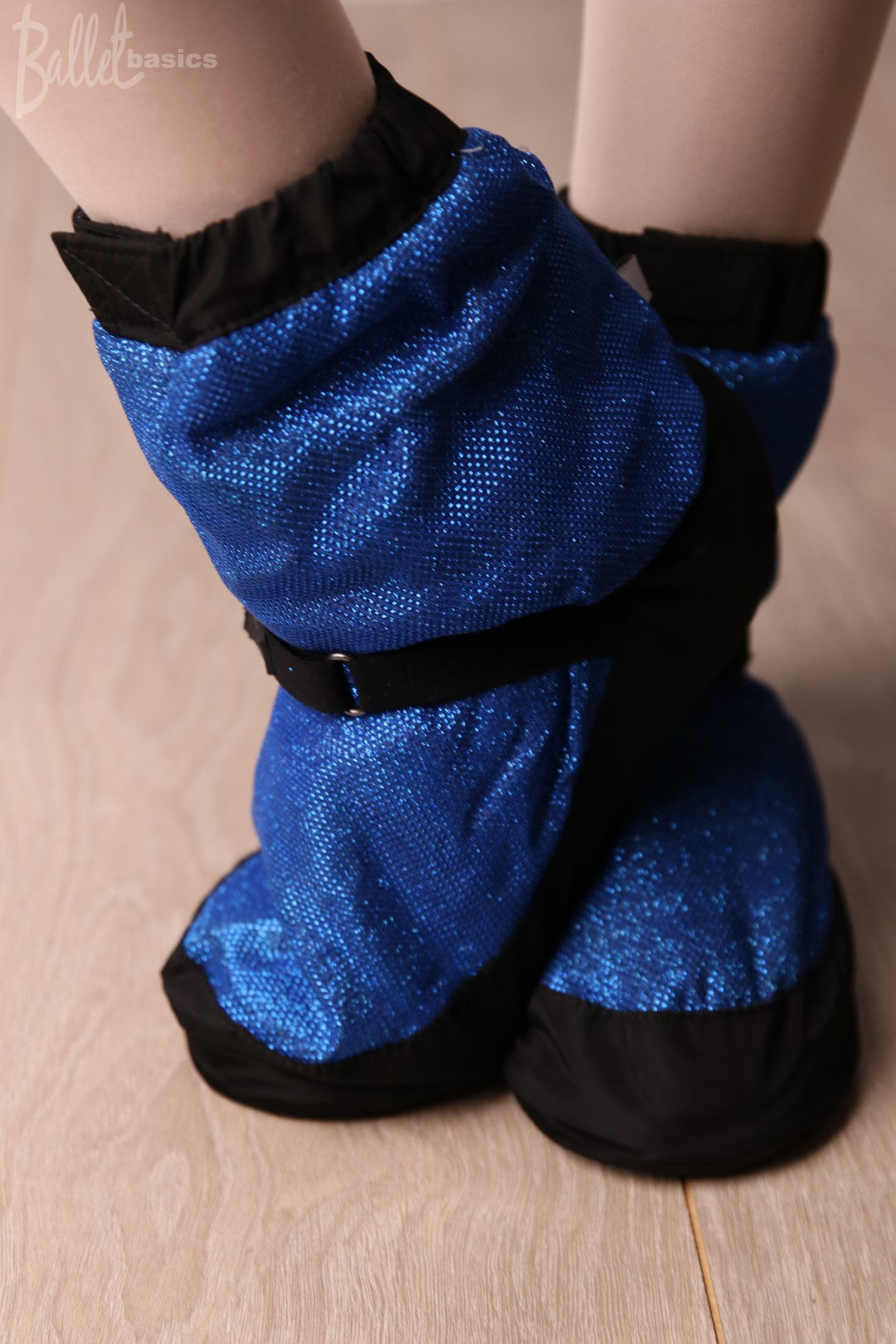 Sansha warm-up booties in royal blue