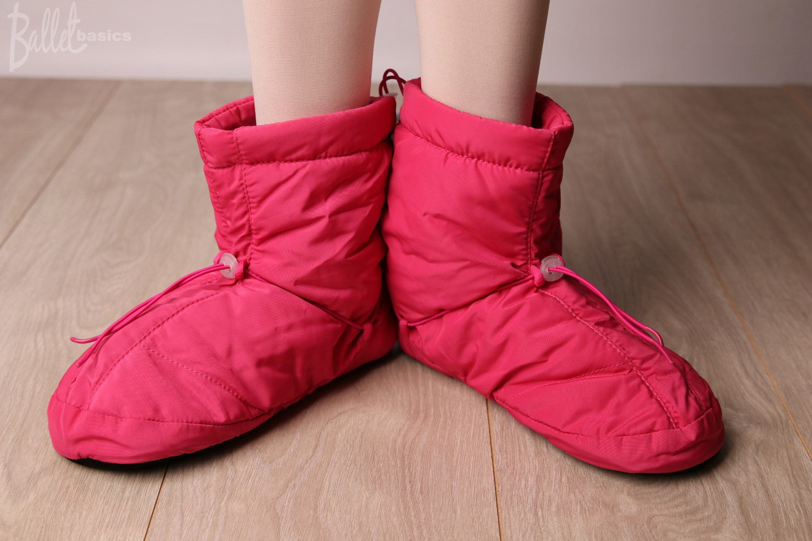 Sansha warm-up booties in rose pink