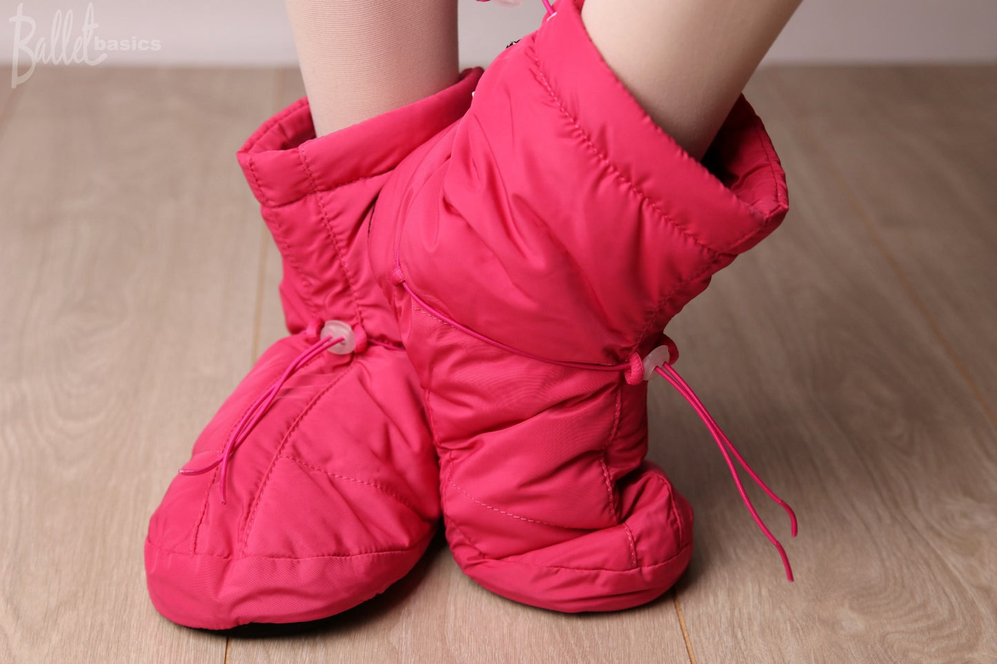 Sansha warm-up booties in rose pink