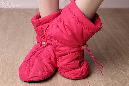 Sansha warm-up booties in rose pink