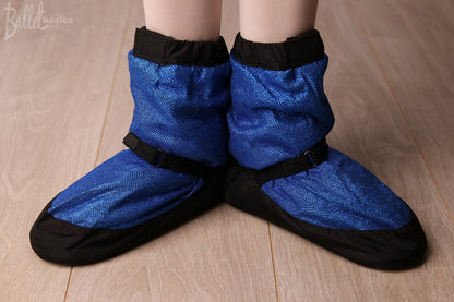 Sansha warm-up booties in royal blue