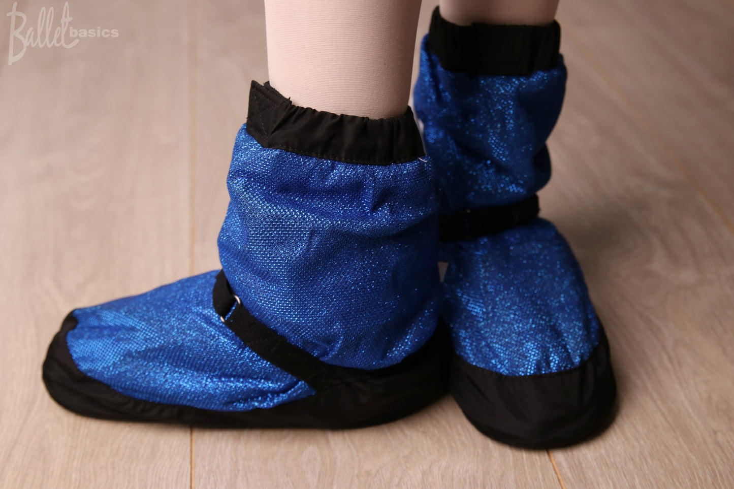 Sansha warm-up booties in royal blue