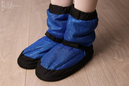 Sansha warm-up booties in royal blue