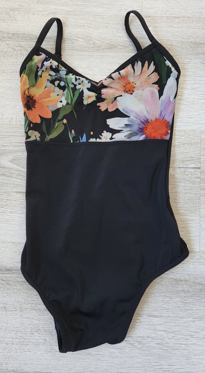 Sophia Floral Mesh Leotard