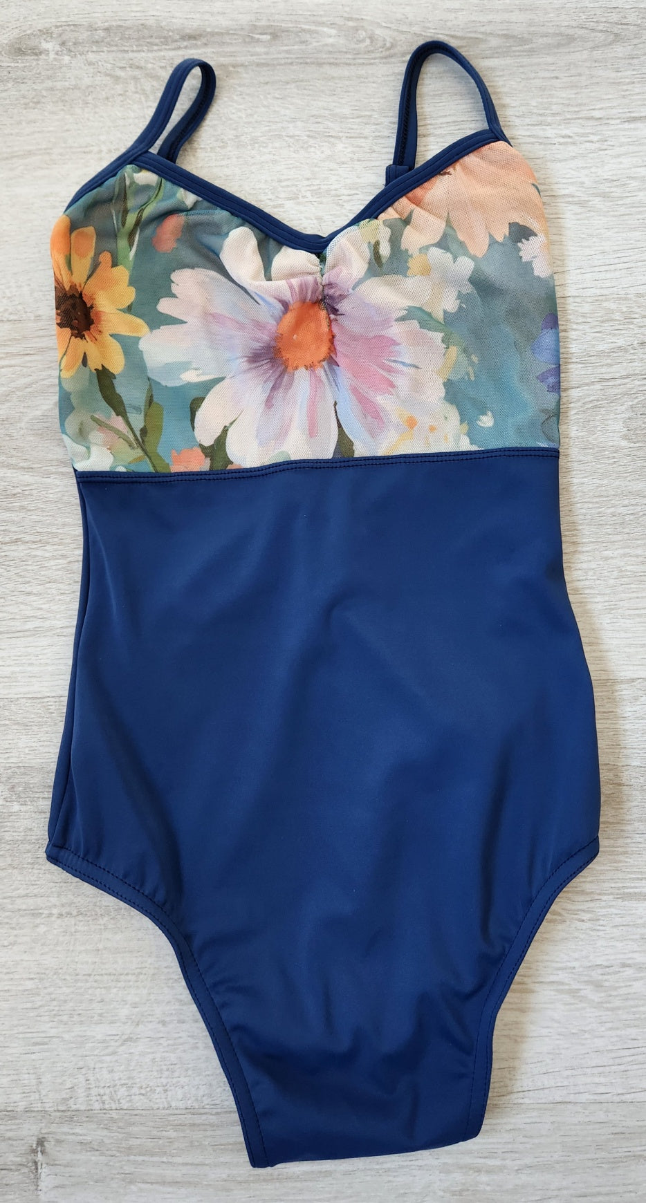 Sophia Floral Mesh Leotard