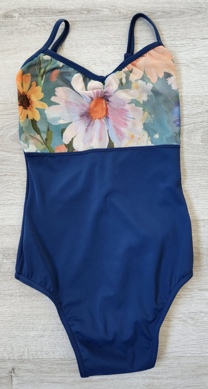 Sophia Floral Mesh Leotard
