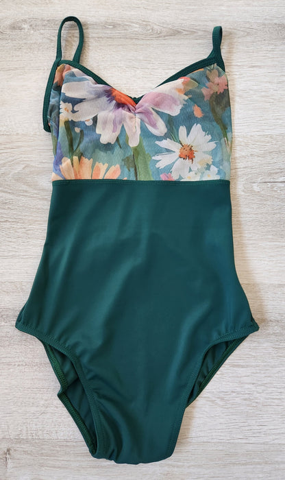 Sophia Floral Mesh Leotard