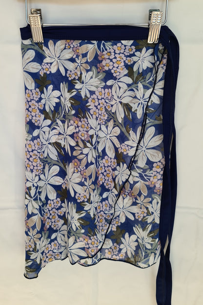 Printed Chiffon Wrap Skirt
