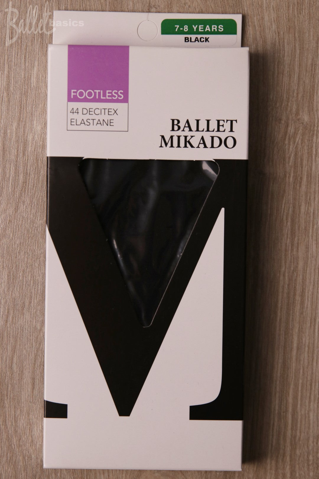 footless tights black - kids size