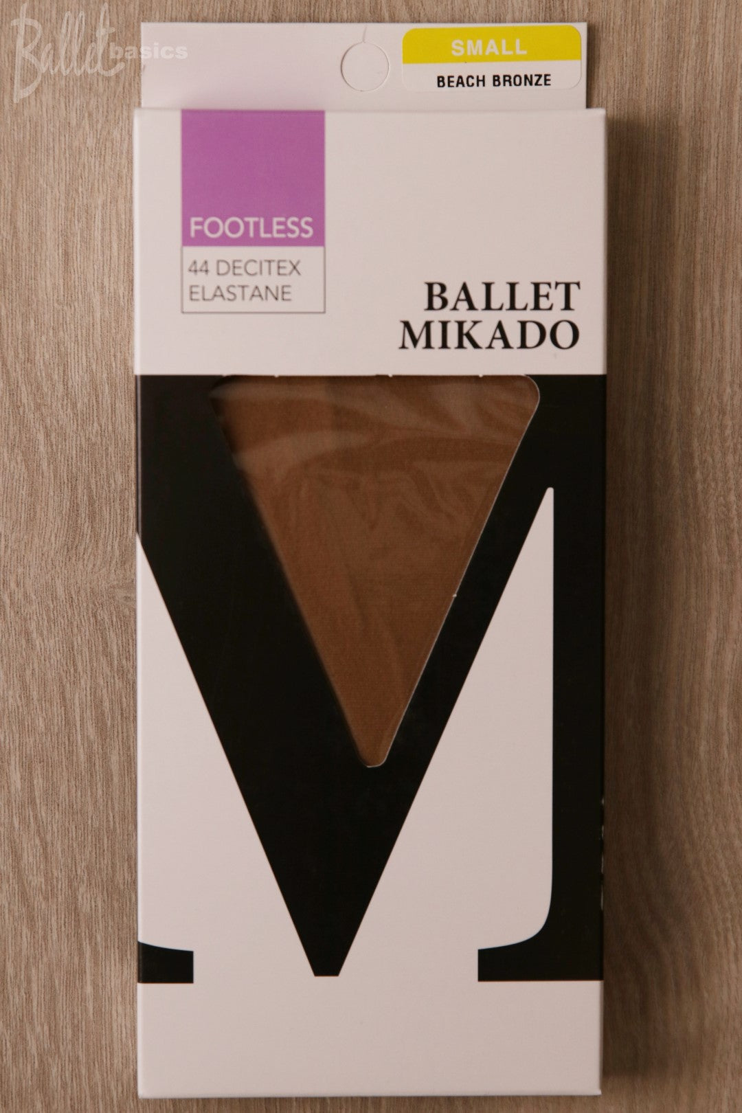 Footless tights bronze small