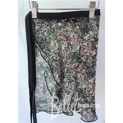 Printed Chiffon Wrap Skirt