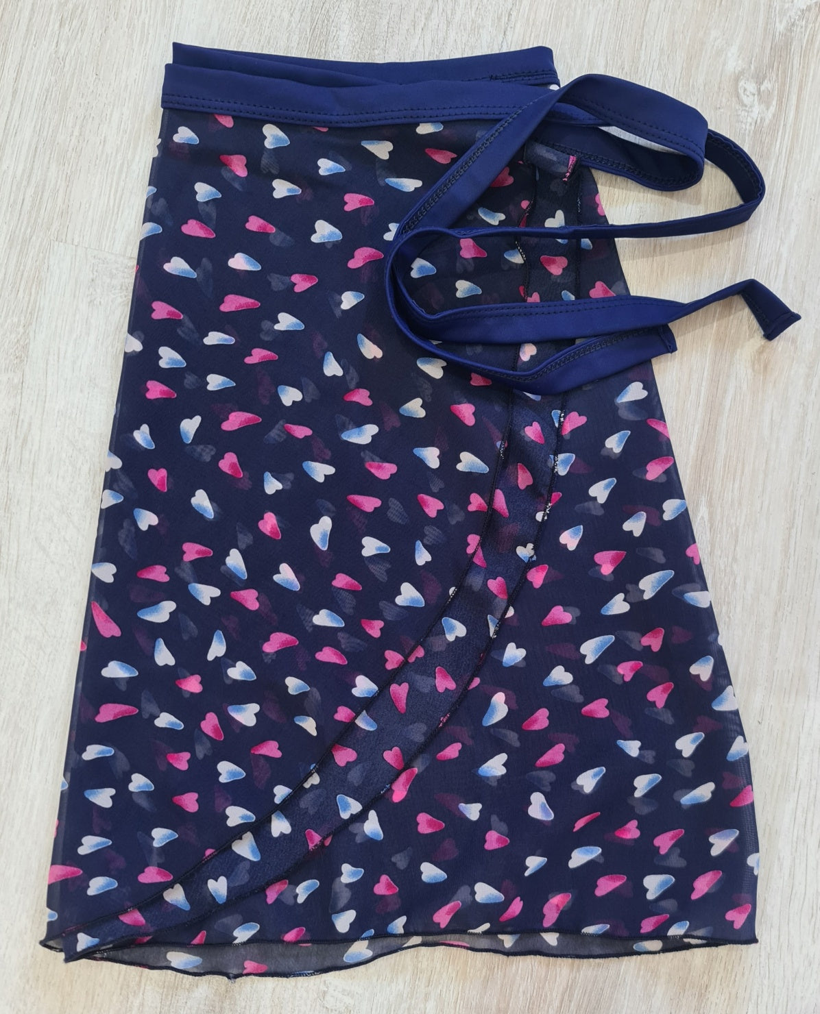 Printed Chiffon Wrap Skirt