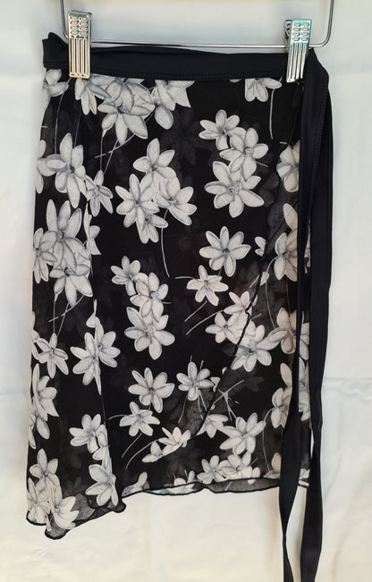 Printed Chiffon Wrap Skirt